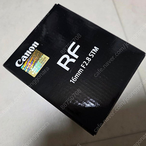캐논 RF 16mm F2.8 STM 거의 새상품 택포 27만 (B+W필터 포함) 보증기간 ~27년7/2까지