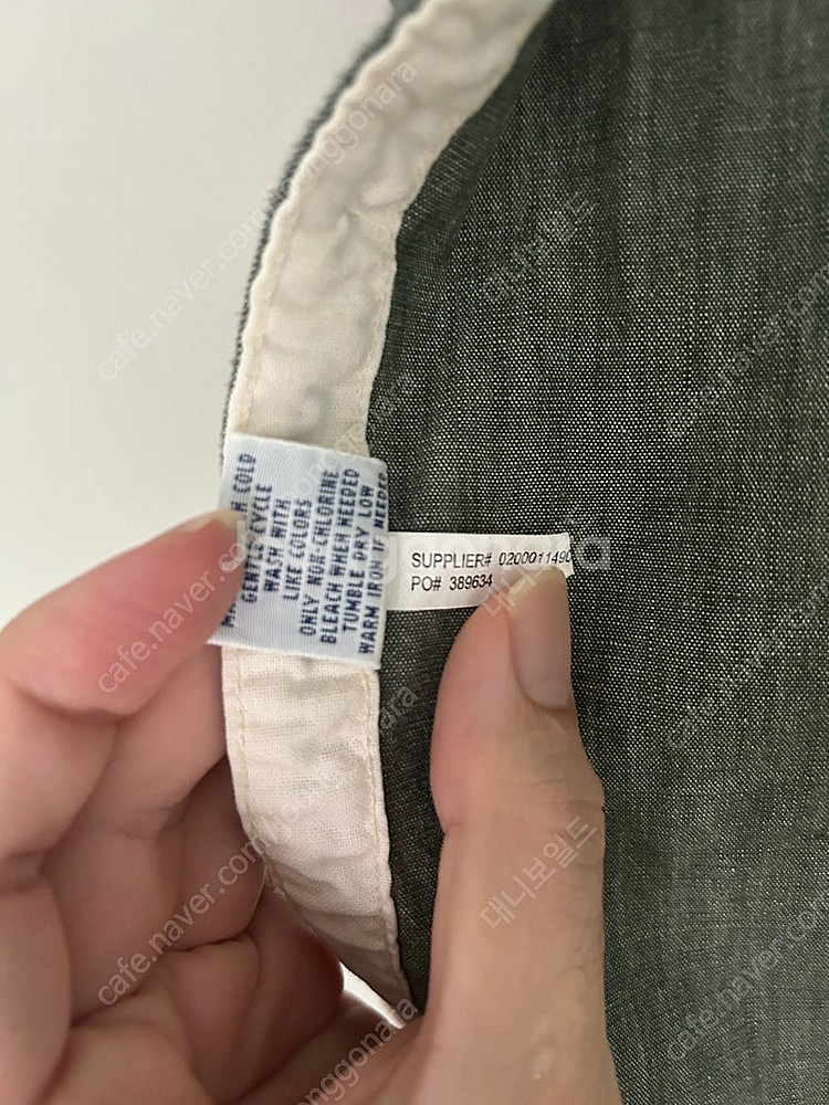 폴로 랄프로렌 올리브 샴브레이 셔츠 팝니다--2