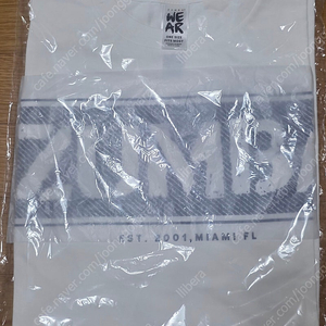 줌바 공용티 흰색 1장