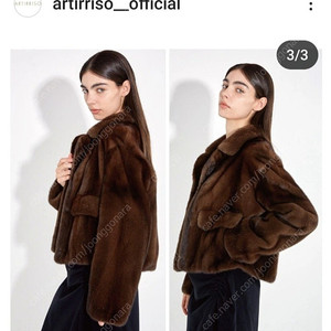 ARTIRRISO 아르티리소 모피 자켓.밍크자켓
