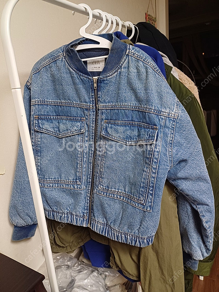 자라 키즈 청누빔자켓--0