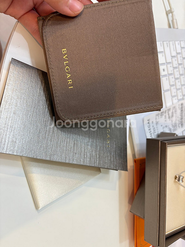 불가리 정품 목걸이 휴대용 파우치 판매--0