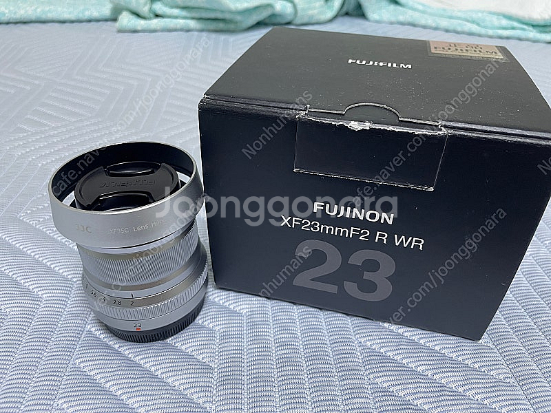 후지 XF 23mm F2 R WR 실버색상 판매합니다--0