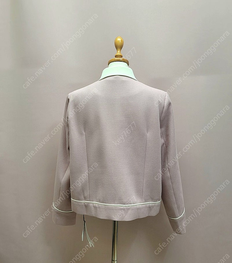 (새상품) VIMLY 핑크 배색 자켓--8