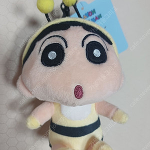 (새상품) 꿀벌 짱구 봉제인형 키링 13cm