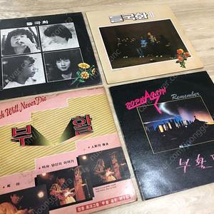 들국화 1,2집 부활 1,2집 판매합니다