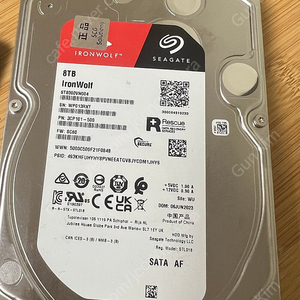 시게이트 아이론울프 8tb segate ironwolf 8tb st8000vn004