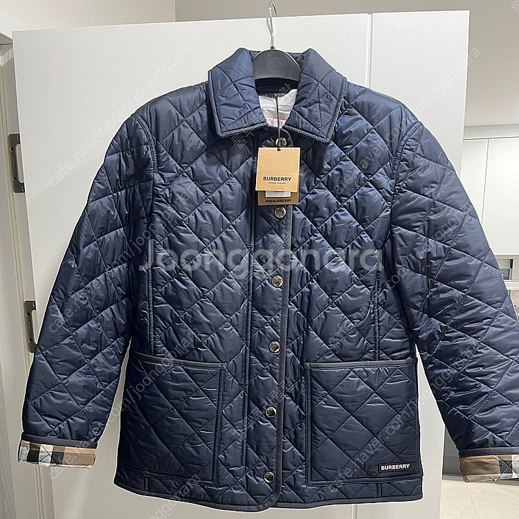 버버리 달리 퀼팅 자켓 S 매장 구매 새상품--0