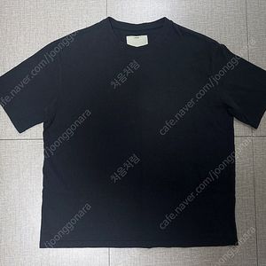 포터리 파인 코튼 반팔 컴포트 티셔츠 블랙 1