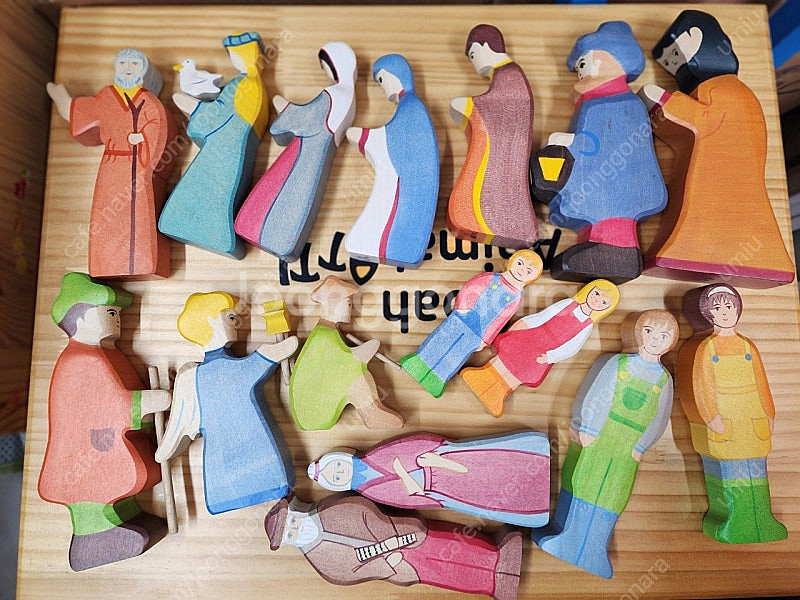 키즈에이원 애니멀아띠 1, 2 풀세트 아가월드 노아의 방주(매트, 원목보관상자, 매칭카드 다 포함)--1