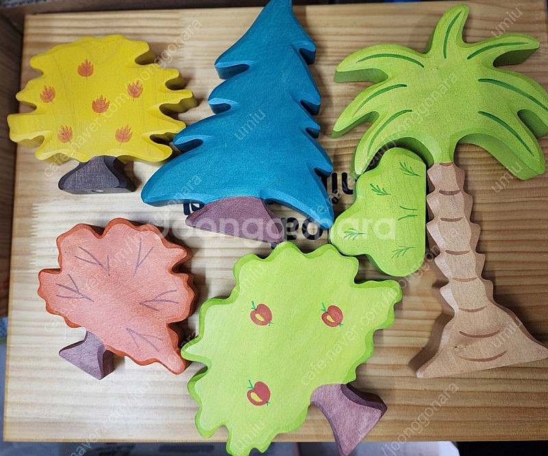 키즈에이원 애니멀아띠 1, 2 풀세트 아가월드 노아의 방주(매트, 원목보관상자, 매칭카드 다 포함)--3