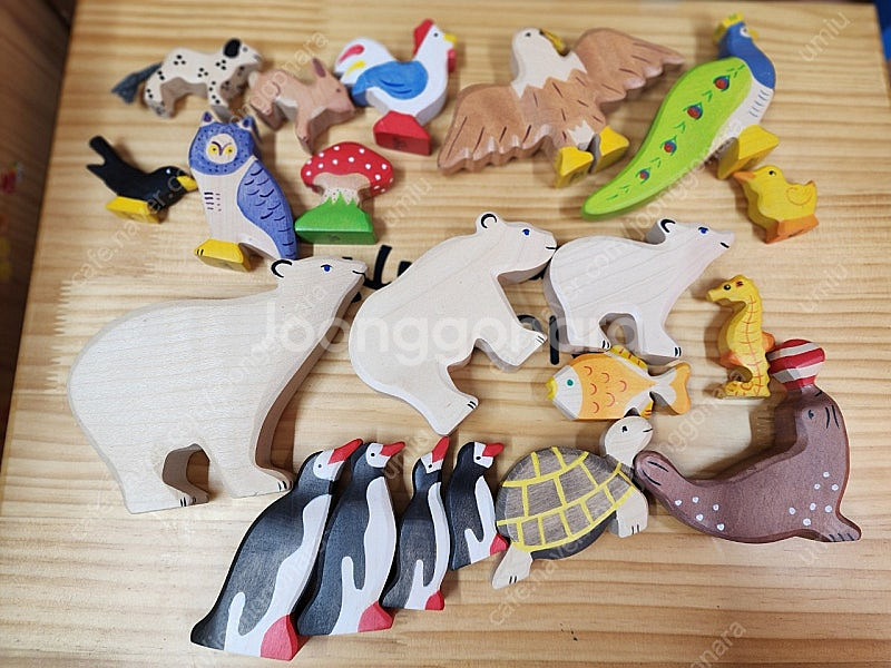 키즈에이원 애니멀아띠 1, 2 풀세트 아가월드 노아의 방주(매트, 원목보관상자, 매칭카드 다 포함)--8