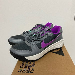 나이키 ACG 로우케이트 퍼플그레이 275 280