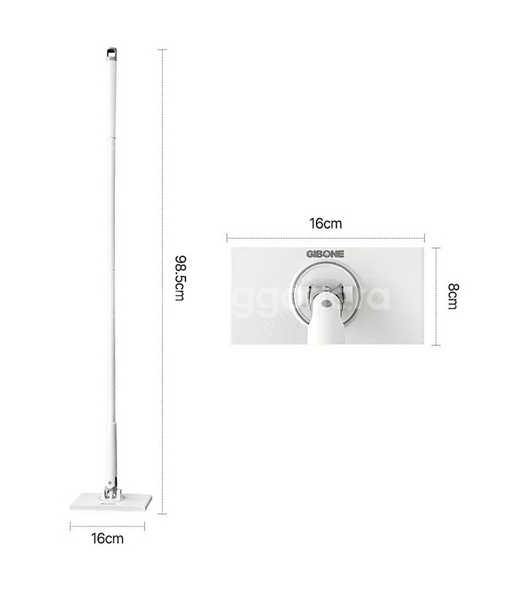 밀대걸레 기본에 핸즈프리 바로 톡 밀대 손 닿지 않는 바닥 청소 밀대걸레 2종세트 #상태 깨끗함#--6
