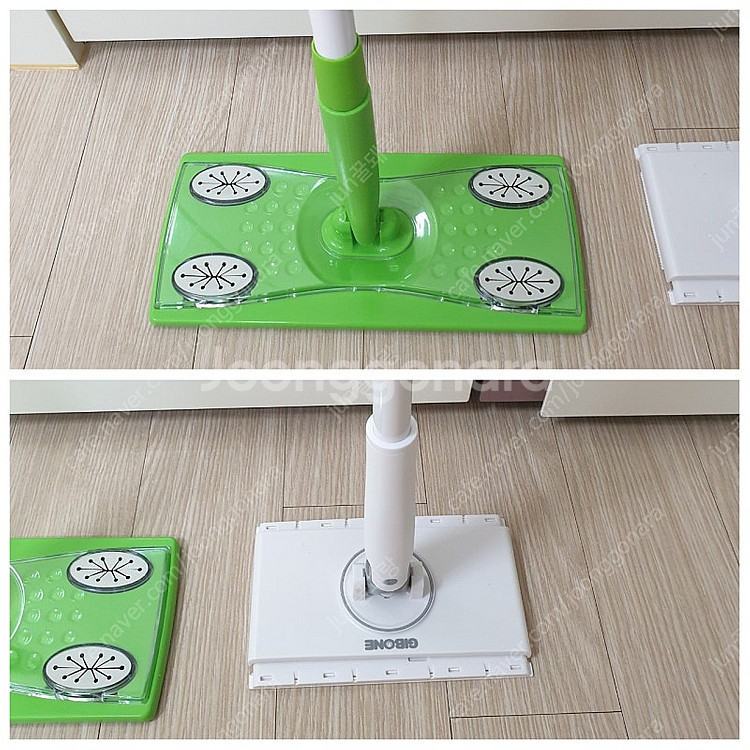 밀대걸레 기본에 핸즈프리 바로 톡 밀대 손 닿지 않는 바닥 청소 밀대걸레 2종세트 #상태 깨끗함#--9