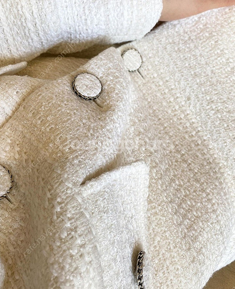 더로랑 japan fabric 트위드자켓(새상품S)--8