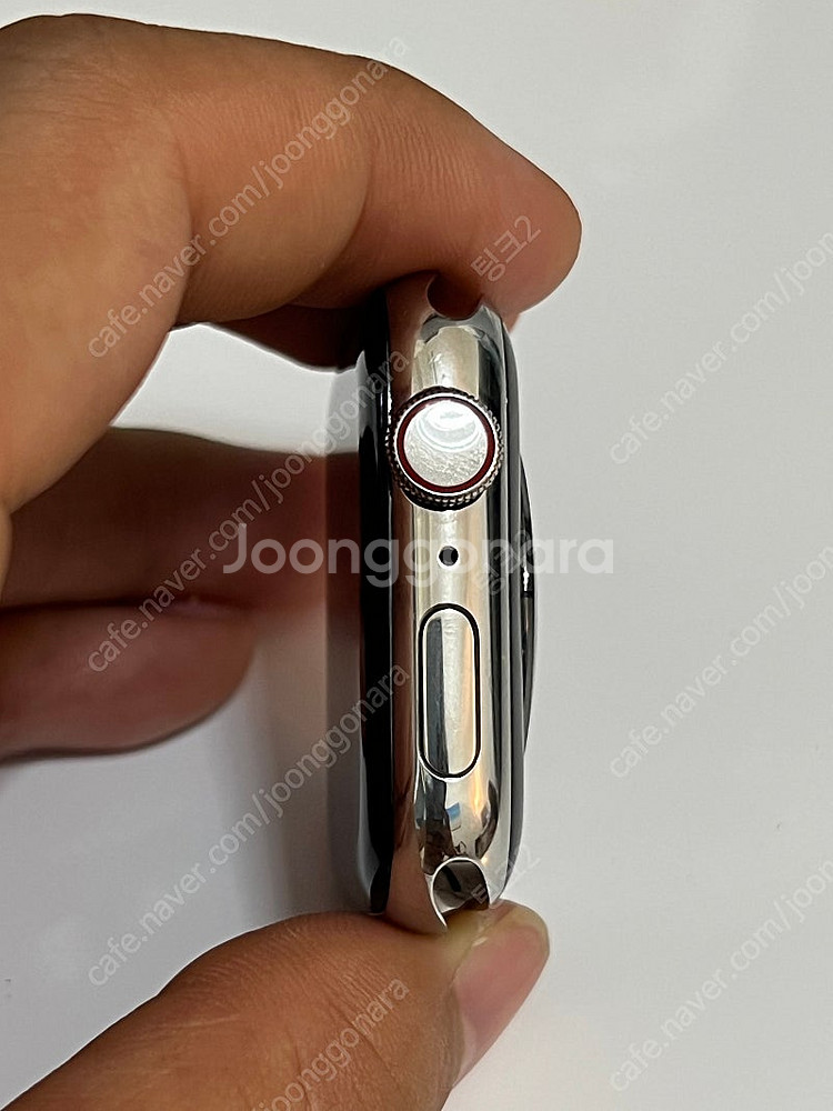 애플워치6 44mm 스테인리스 A급 84% 풀박스 스트...--3