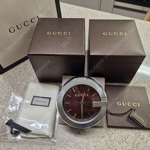 Gucci(구찌) YC210008 GG 로고 탁상시계