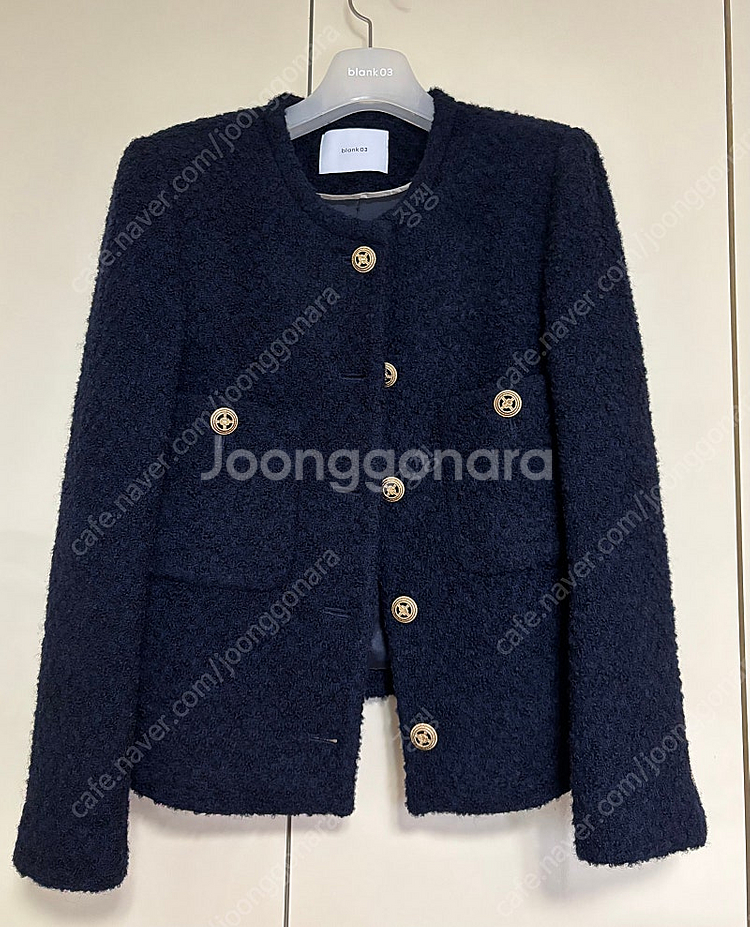 블랭크공삼 트위드 자켓 boucle cropped tw...--1