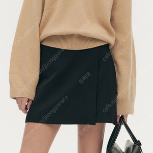 시에 sie 밀리 트라우저 스커트 23FW 블랙 S사이즈
