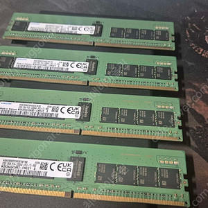 삼성 램 RAM DDR4 PC4-25600 (3200AA) 32GB x 4 = 128GB // 택배비포함