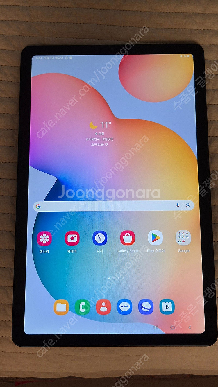 갤럭시 탭 S6 Lite Wifi 64GB(A급 상태+삼성 정품 케이스 포함) 좋은 가격에 판매합니다 !--0