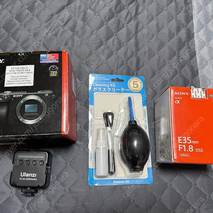 소니 미러리스 a6400 카메라 + 렌즈(SEL35F18, SEL1224G)