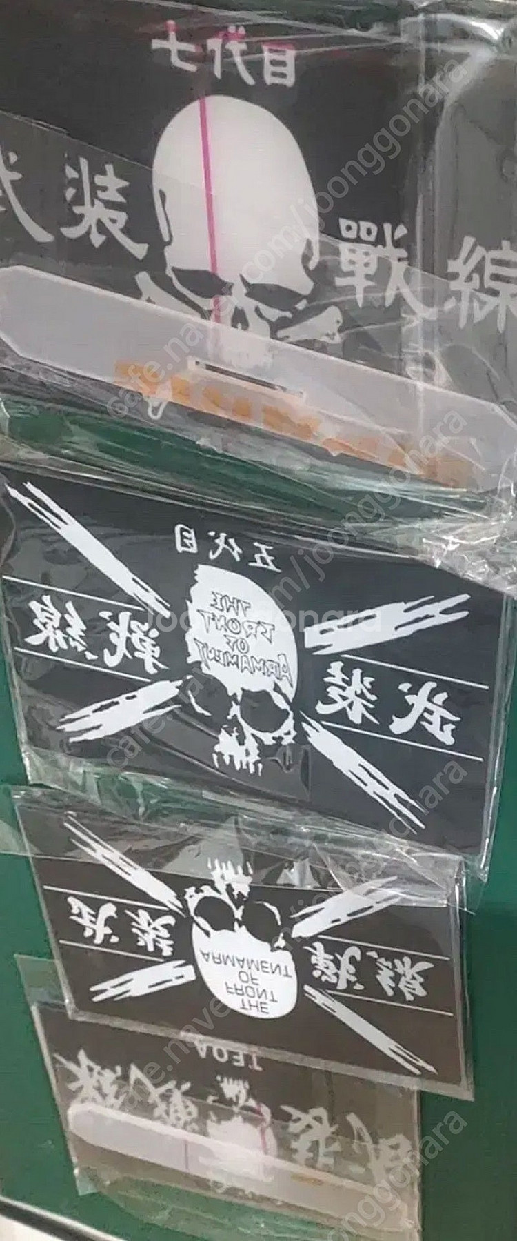 크로우즈 무장전선 스탠딩 명판 4~7대, 잡지 2권 일...--0
