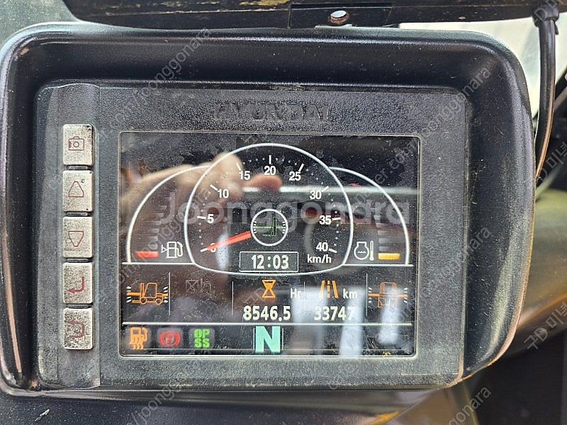 [준신차급] 현대 FOREX 35D-9F 3단마스트+풀옵션 컨테이너 전용 장비--9