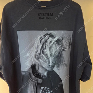 24 SYSTEM 완판 백 프린티드 하프슬리브 티셔츠 (새상품/완판그레이)