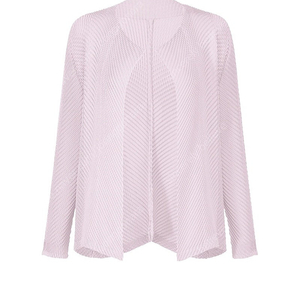 이세이미야케 가디건 롬버스 가디건 라이트 위스테리아퍼플