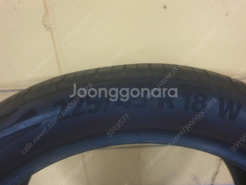 콘티넨탈타이어 콘티에코컨텍6(225 45 18)1개 인천--2