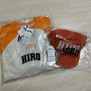 히로 레글런 스웨트 오렌지 150 블랭크 빅 로고 캡 오렌지(일괄)