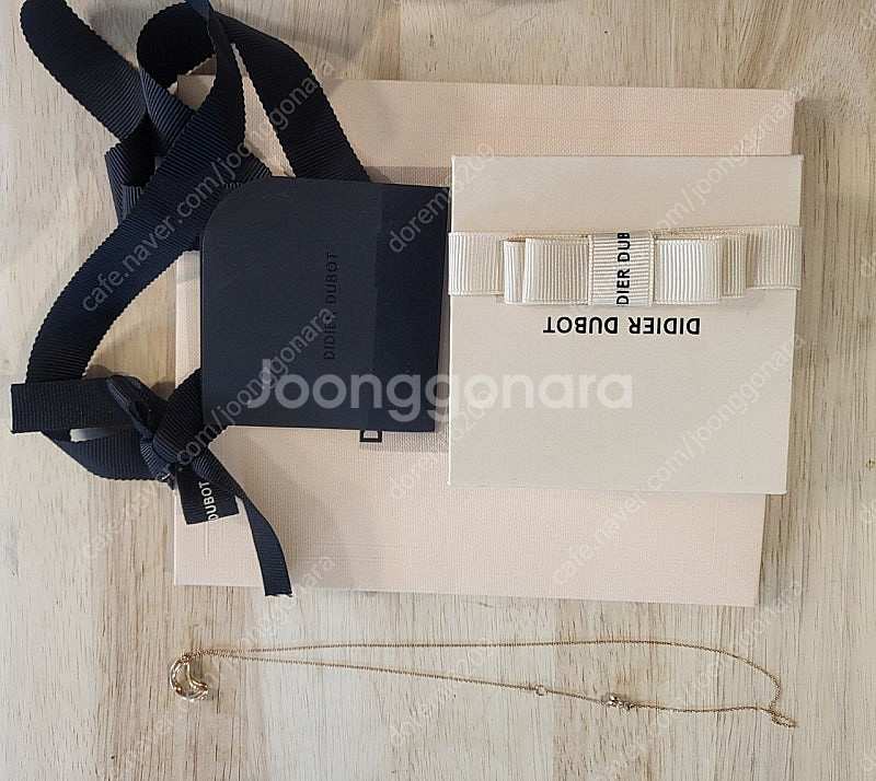 디디에두보 시그니처 디 목걸이--2