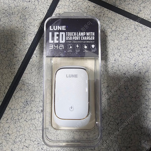 [미개봉·미사용] LUNE LED 무드등 USB 3포트 충전기