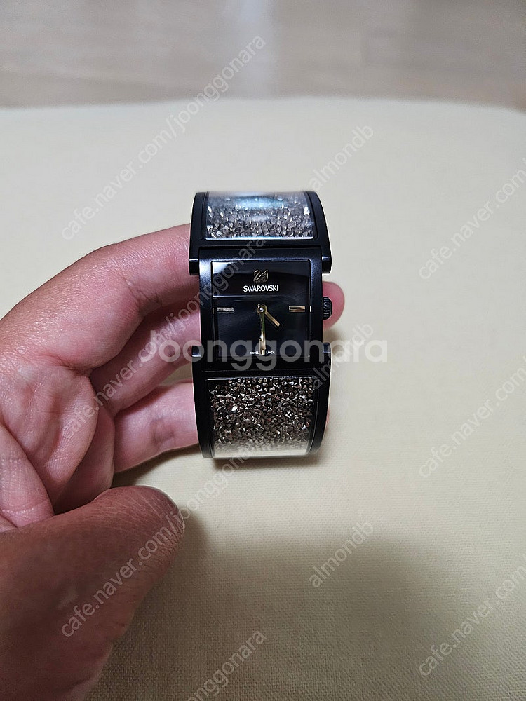 스와로브스키 크리스탈 뱅글 와치 시계--1