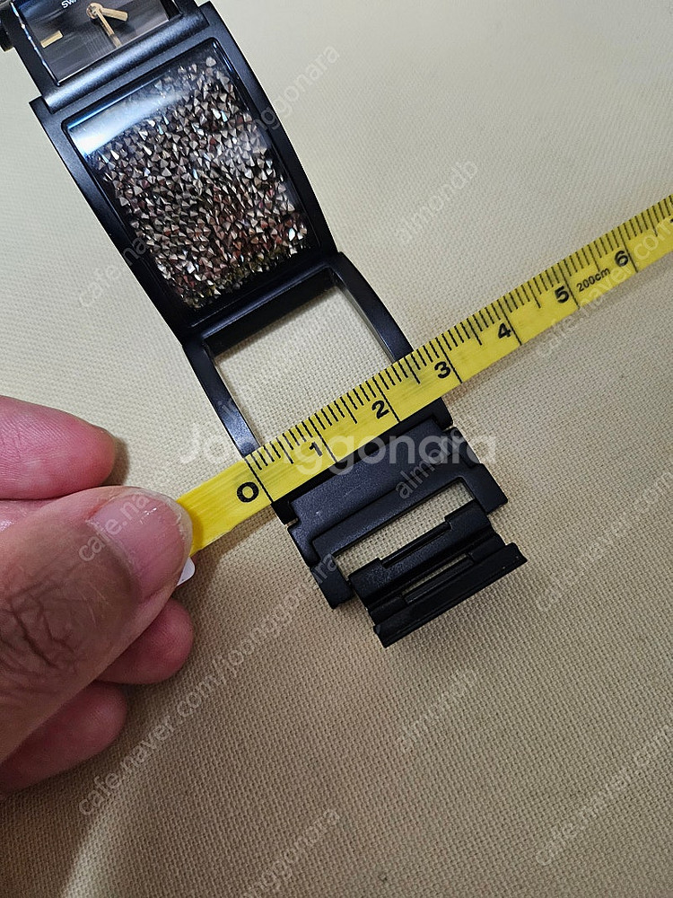 스와로브스키 크리스탈 뱅글 와치 시계--4