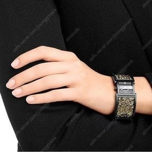 스와로브스키 크리스탈 뱅글 와치 시계--5