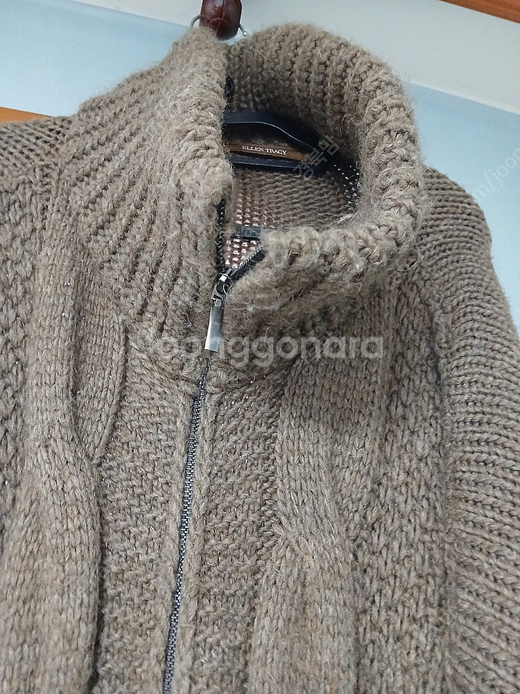 여성 55~66 봄 가을오버사이즈 트렌치 코트 ,체크 ...--8