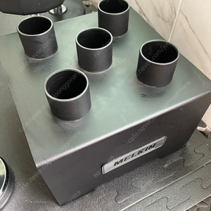 멜킨 5홀 바벨 봉 거치대 경량 중량 역기 홈짐 정리대