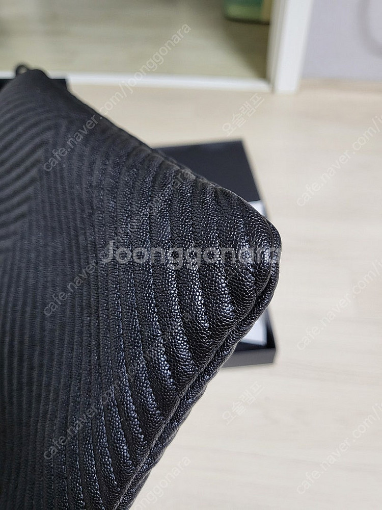 샤넬 보이 클러치 미늄 (샴페인 골드)--3