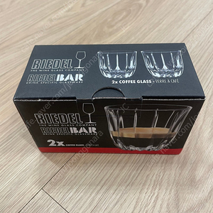 리델 RIEDEL 바웨어 시리즈 커피 글라스 2개 새상품