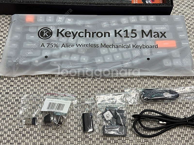 [키크론] K15 PRO MAX 풀박스 + 실리콘팜레스...--4