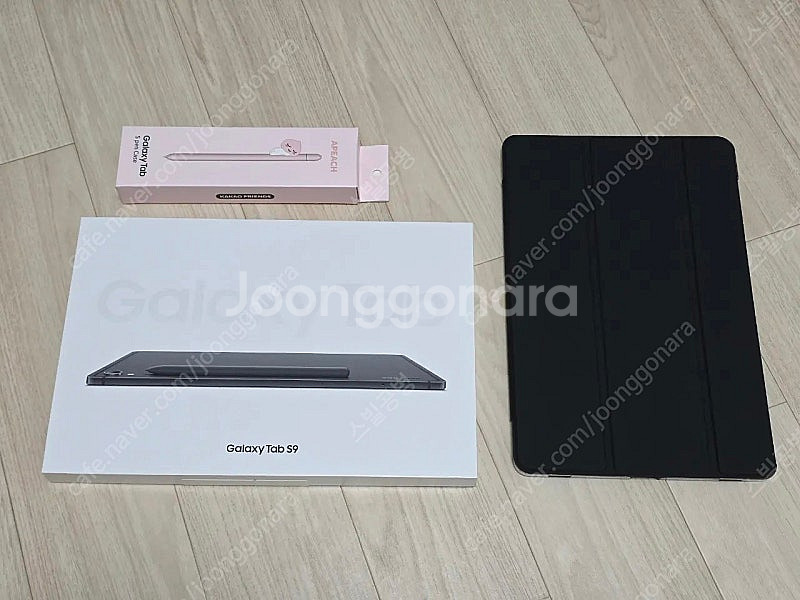 갤럭시탭 S9 128기가 S급 삼케플가입가능, 북커버,...--0