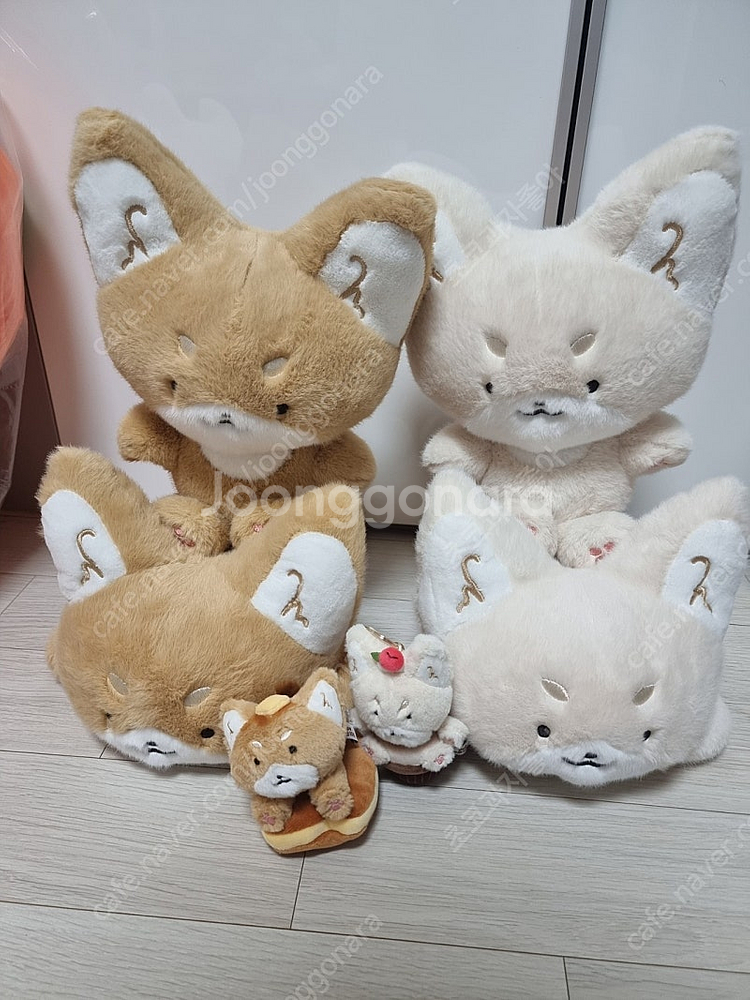 키츠네네 6마리 풀세트 인형 사막여우 여우--0
