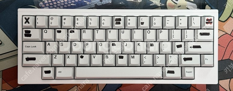 기계식 키보드 윤활작업 흡음작업 스테빌작업, 커스텀키보드 빌드 해드립니다.--1