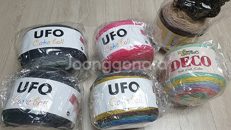 뜨개, 코바늘 실 케이크볼 UFO외 (그래니스퀘어 가방...--0