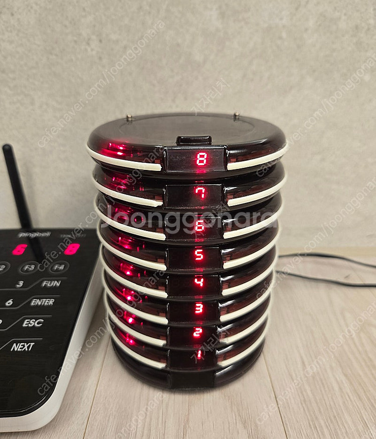 카페 진동벨 팝니다 원형제품 이지콜 ey-1000 진동...--0