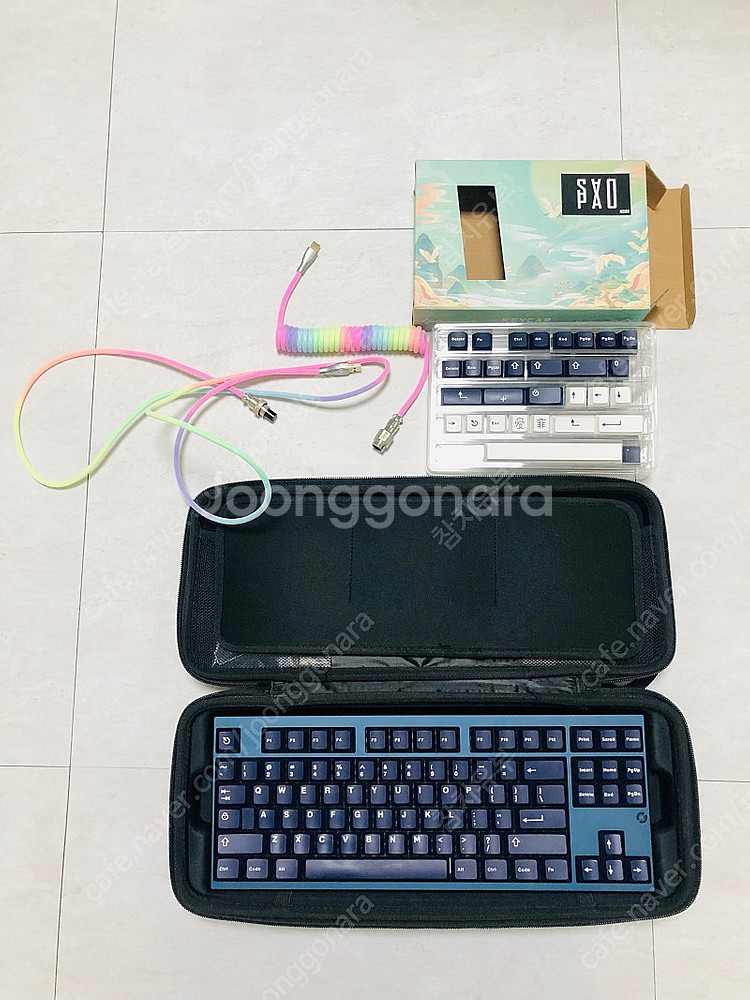 Qwertykeys NEO80 네오 네이비 커스텀 키보...--5