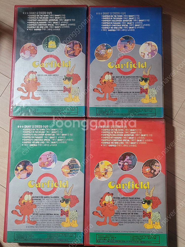 가필드 만화 비디오테이프--2